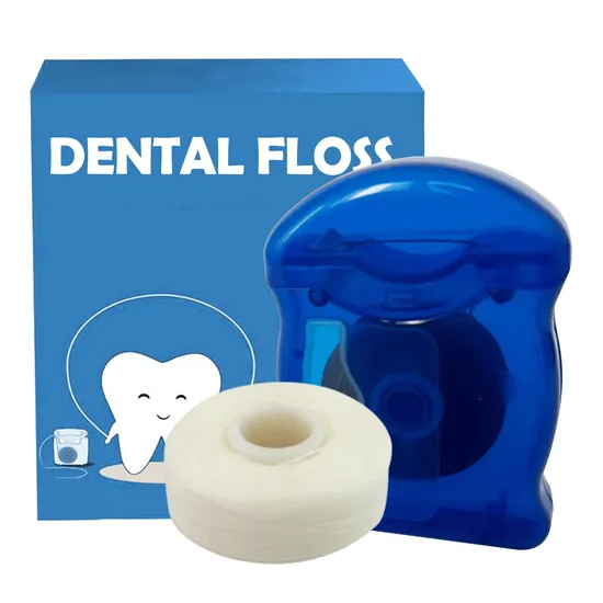 Commerce de gros de charbon de bois biodégradable menthe cannelle nettoyage oral fil dentaire durable OEM